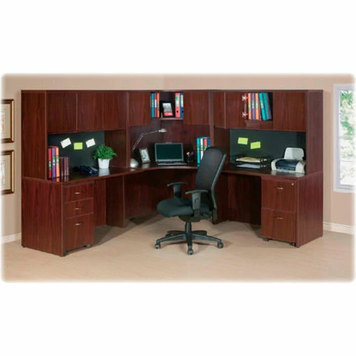 Lorell® Rectangular Desk Shell - 48"W x 30"D x 29-1/2" - Mahogany - Essentials Series 11 Lorell® Rectangular Desk Shell - 48"W x 30"D x 29-1/2" - Mahogany - Essentials Series - Image 11