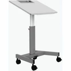 Luxor Pneumatic Adjustable Height Flip Top Student Desk/Nesting Desk