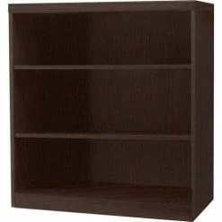 Safco® Aberdeen Series 3 Shelf Quarter Round with 1 Fixed Shelf Mocha