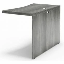 Safco® Aberdeen Contour Bridge 42"W x 24"D x 29-1/2"H Gray Steel