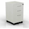 Safco® Medina Series Box-Box-File Mobile Pedestal Textured Sea Salt