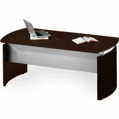 Safco® Medina 72"W Desk 72"W x 36"D x 29-1/2"H Mocha