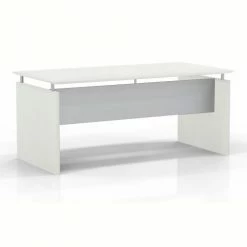 Safco® Medina 63"W Rectangle Straight Desk 63"W x 36"D x 29-1/2"H Sea Salt