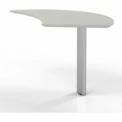 Safco® Medina Right Curved Desk Extension 47"W x 28"D x 29-1/2"H Sea Salt