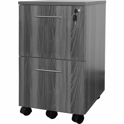 Safco® Medina Series File-File Mobile Pedestal Gray Steel 1 Safco® Medina Series File-File Mobile Pedestal Gray Steel