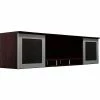 Safco® Medina 63"W Hutch 63"W x 15"D x 50-1/2"H Mocha