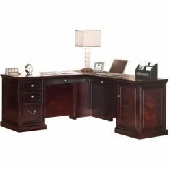 Martin Furniture Right Hand L-Shaped Desk - Espresso