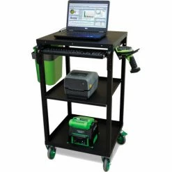 Newcastle Systems EC Series Mobile Powered Workstation with PowerSwap Nucleus MINI Power System -Outlet Desks & Workstations Store NEC EC102NUM PKG