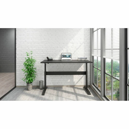 RightAngle Products RightAngle™ Bonita Electric Height Adjustable Desk 30"x60", Black w/Black Base 2 RightAngle Products RightAngle™ Bonita Electric Height Adjustable Desk 30"x60", Black w/Black Base - Image 2