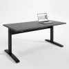 RightAngle Products RightAngle™ Bonita Electric Height Adjustable Desk 24"x48", Driftwood w/Black Base