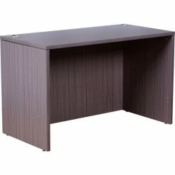 Boss Desk Shell - 48"W x 24"D - Driftwood -Outlet Desks & Workstations Store NOS N104 DW