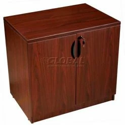 Boss Storage Cabinet - Mahogany -Outlet Desks & Workstations Store NOS N113 M
