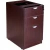 Boss Deluxe Pedestal File, Box/Box/File, 16"W x 22"D, Mocha