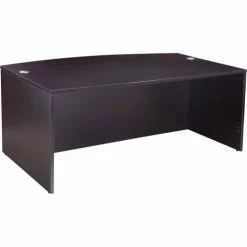 Boss Bow Front Desk Shell - 71" - Mocha