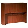 Boss Hutch With 2 Doors, 48"x 12" x36", Mahogany