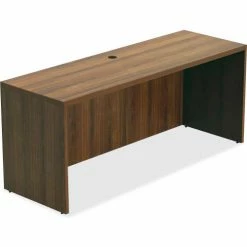 Lorell® Credenza - 66.1" x 23.6" x 30" - Walnut - Chateau Series