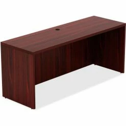 Lorell® Credenza - 59" x 23.6" x 30" - Mahogany - Chateau Series