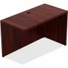 Lorell® Desk Return - 47.3" x 23.6" x 30" - Mahogany - Chateau Series