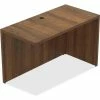Lorell® Desk Return - 47.3" x 23.6" x 30" - Walnut - Chateau Series