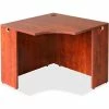 Lorell® Corner Desk - 35.38"W x 35.38"D - Cherry - Essentials Series