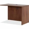Lorell® Return - 41.4" x 23.6" x 29.5" - Walnut - Essentials Series