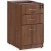 Lorell® Pedestal - 15.5" x 21.9" x 28.5" - Walnut - Essentials Series