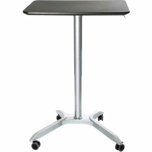 Seville Classics AIRLIFT XL Sit-Stand Mobile Desk, Espresso 1 Seville Classics AIRLIFT XL Sit-Stand Mobile Desk, Espresso