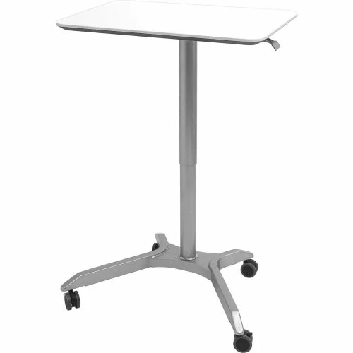 Seville Classics AIRLIFT XL Sit-Stand Mobile Desk, White 3 Seville Classics AIRLIFT XL Sit-Stand Mobile Desk, White - Image 3