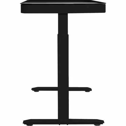 Seville Classics AIRLIFT® Tempered Glass Electric Standing Desk - 29" to 47" H - Black with Black Frame 7 Seville Classics AIRLIFT® Tempered Glass Electric Standing Desk - 29" to 47" H - Black with Black Frame - Image 7
