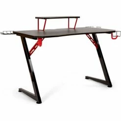 Seville Classics airLIFT® Elite Gaming eSport Computer Desk, Black with Red Accessories -Outlet Desks & Workstations Store OFF65924B beauty 2200 3