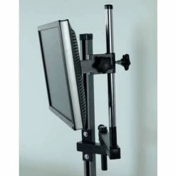 Stackbin Mobile Computer Station with Monitor Arm, 36"W x 24"D x 33-1/2"H, Black -Outlet Desks & Workstations Store P3624 T SCD 2 2