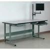 Stackbin Computer Desk, 72"W x 30"D x 29-1/2"H, Black