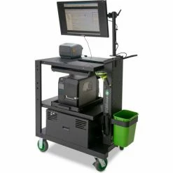 Newcastle Systems PC Series Mobile Powered Workstation, 35.5"W x 26"D, 300AH SLA Battery