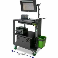 Newcastle Systems PC Series Mobile Powered Workstation, 35.5"W x 26"D, 300AH SLA Battery -Outlet Desks & Workstations Store PC542 gal