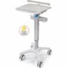 Capsa Healthcare Mobile Laptop Cart 33-1/4" to 49-8/10"H, Gray