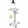 Capsa Healthcare Mobile Tablet Cart 33-1/4" to 49-9/10"H, Gray