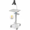 Capsa Healthcare Mobile Tablet Cart 33-1/4" to 49-1/10"H, Gray