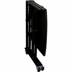 Origami Rack Origami RDP-01 Collapsible Laptop Trolley, Wood Top, Black -Outlet Desks & Workstations Store RDP 01 Action1