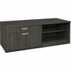 Regency Legacy Lateral/Open Shelf Low Credenza, Ash Grey