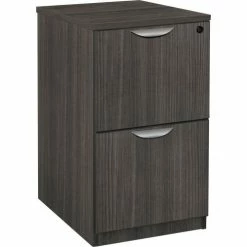 Regency Legacy Deskside 2 Drawer File Cabinet, Ash Grey
