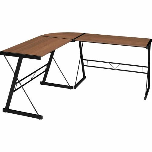 Regency Niche Soho Modern Home Office Gaming Computer L Shape Corner Desk, Urban Walnut 1 Regency Niche Soho Modern Home Office Gaming Computer L Shape Corner Desk, Urban Walnut