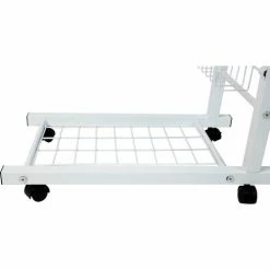 Mind Reader Products Mind Reader Adjustable Height Laptop Desk With Storage Basket, Brown -Outlet Desks & Workstations Store ROLLTAB BRN alt4