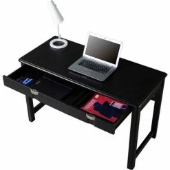Techni Mobili Modern Writing Desk with Storage, 47"W x 20-3/4"D x 28-3/4"H, Espresso 10 Techni Mobili Modern Writing Desk with Storage, 47"W x 20-3/4"D x 28-3/4"H, Espresso -Outlet Desks & Workstations Store RTA 1460 ES 3