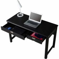 Techni Mobili Modern Writing Desk with Storage, 47"W x 20-3/4"D x 28-3/4"H, Espresso 11 Techni Mobili Modern Writing Desk with Storage, 47"W x 20-3/4"D x 28-3/4"H, Espresso -Outlet Desks & Workstations Store RTA 1460 ES 4