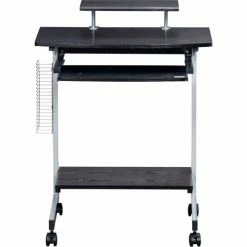 Techni Mobili Compact Computer Desk, 27-1/2"W x 19"D x 36"H, Espresso -Outlet Desks & Workstations Store RTA 2018 ES18 3