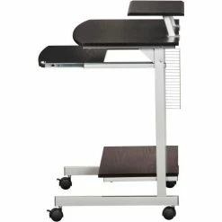 Techni Mobili Compact Computer Desk, 27-1/2"W x 19"D x 36"H, Espresso -Outlet Desks & Workstations Store RTA 2018 ES18 4