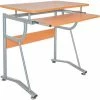 Techni Mobili Compact Computer Desk, 43"W x 19-1/2"D x 30"H, Cherry
