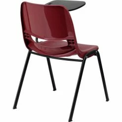Flash Furniture Ergonomic Shell Chair - Left Handed Tablet Arm - Burgundy -Outlet Desks & Workstations Store RUT EO1 BY LTAB GG 03