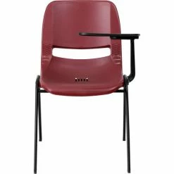 Flash Furniture Ergonomic Shell Chair - Left Handed Tablet Arm - Burgundy -Outlet Desks & Workstations Store RUT EO1 BY LTAB GG 04