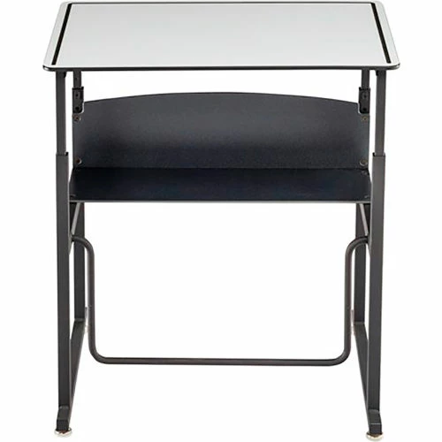 Safco® AlphaBetter Adjustable-Height Desk, Swinging Footrest Bar, 28 x 20", Dry Erase 11 Safco® AlphaBetter Adjustable-Height Desk, Swinging Footrest Bar, 28 x 20", Dry Erase - Image 11